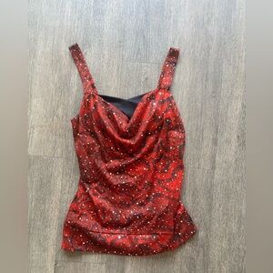 GLO Jeans Red Sequin Tank Top
